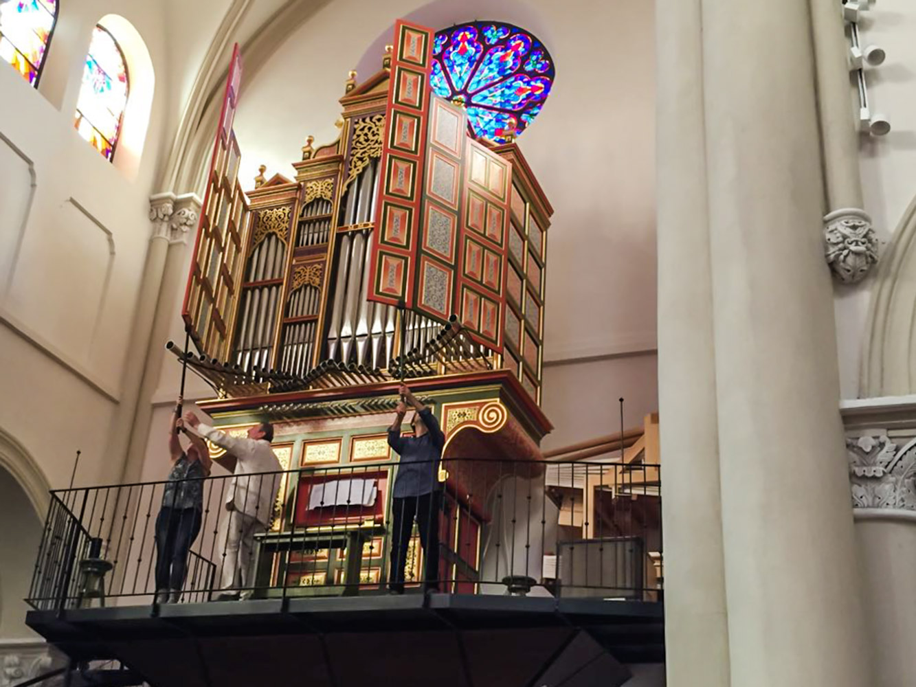 Nuevo órgano Ibérico construido por el taller de organería de Joaquín Lois en el año 2018