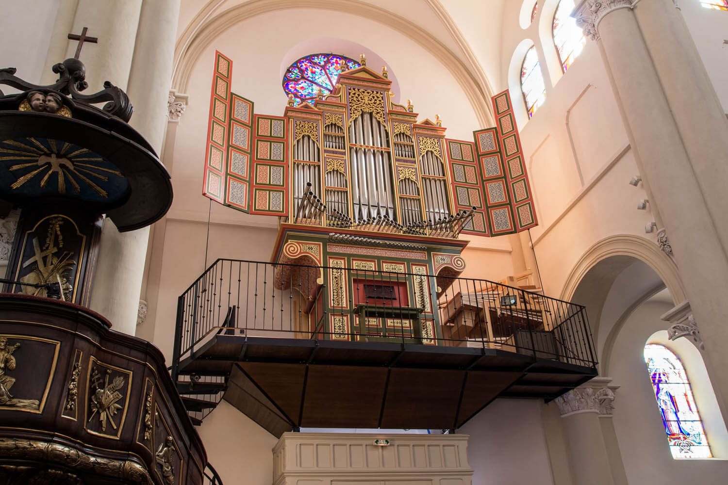 Órgano Ibérico construido por el taller de organería de Joaquín Lois en el año 2018